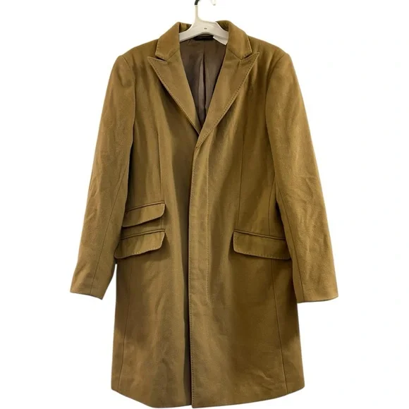 Banana Republic | Camel Colored Wool Cashmere Blend Top Coat - Picture 7 of 16